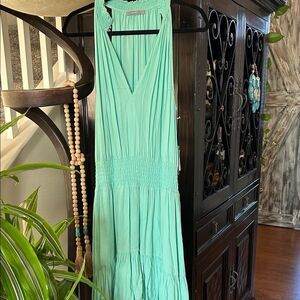 Tart Light Green Pleated Dress